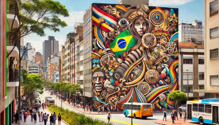 Grafites e Murais em Cidades da América do Sul: Explorando a Arte de Rua